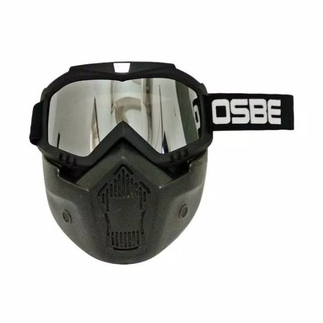 Goggle mask original OSBE silver