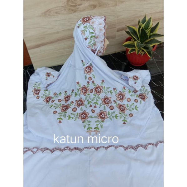 mukena terusan dewasa