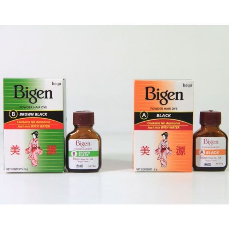 Bigen black and Brown Black