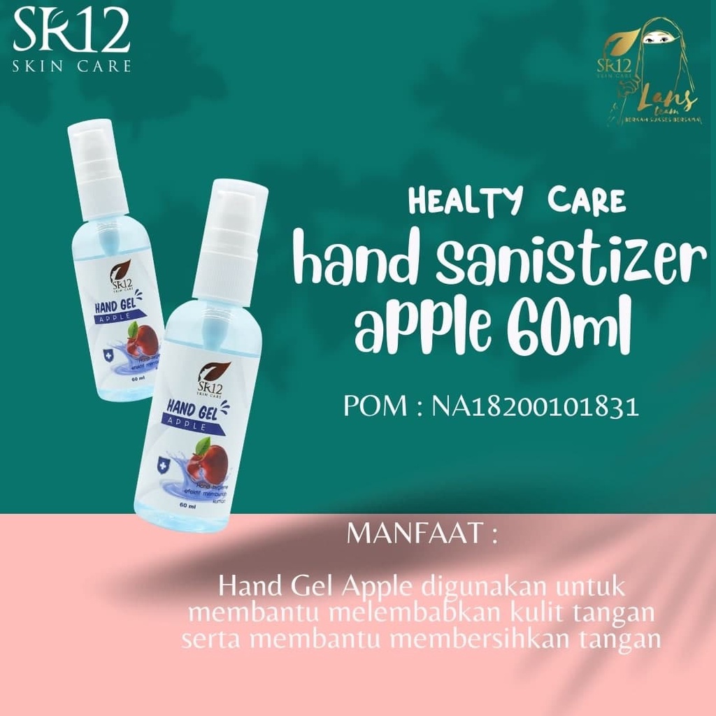 Handsanistizer sr12/hand gel apple (BISA COD)