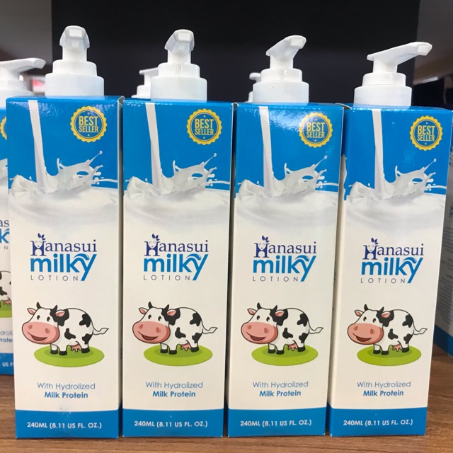 HANASUI MILKY LOTION 240 ML ORIGINAL
