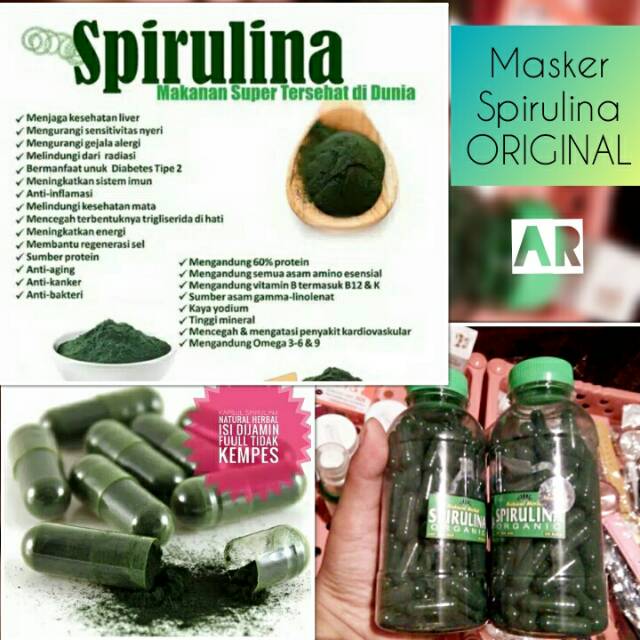 Spirulina masker wajah