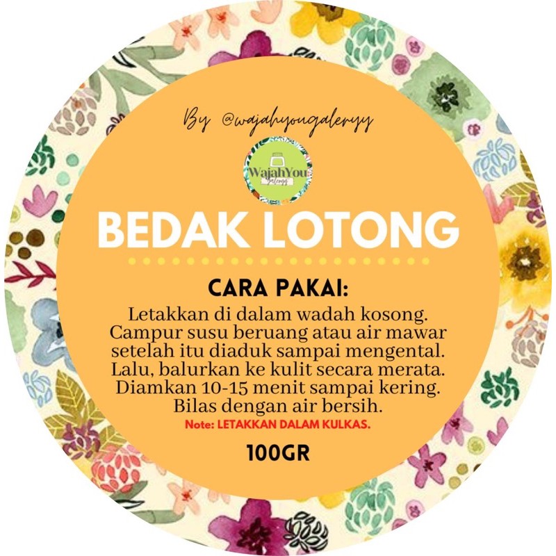 Bedak lotong