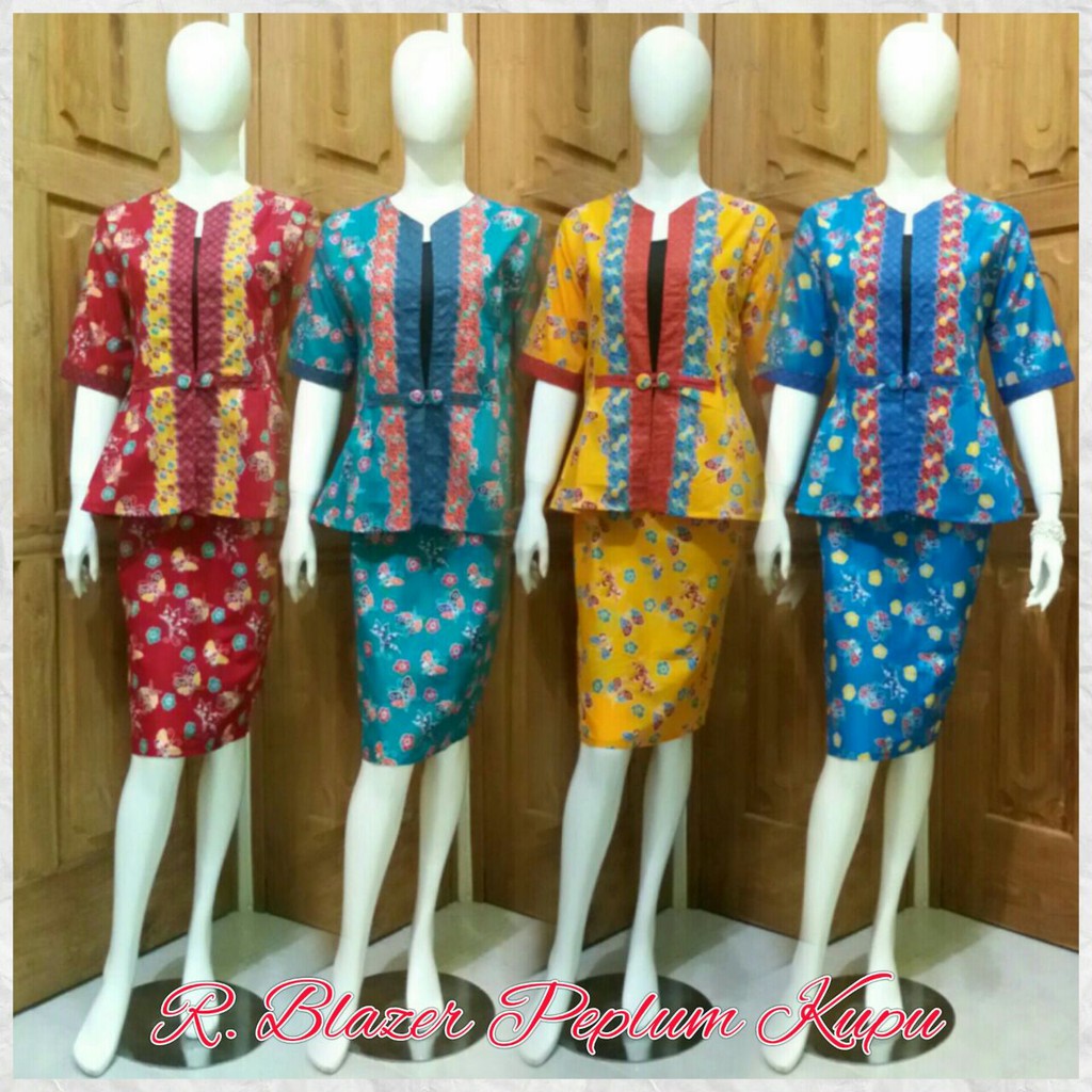 Blazer Peplum Kupu