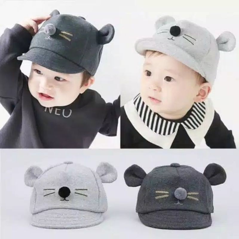 Topi Karakter Bayi Import Murah