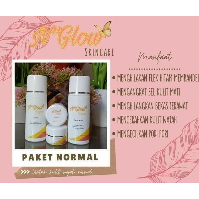 N'GLOW SKINCARE PAKET NORMAL