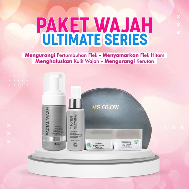 Ms glow paket ultimate 100% original