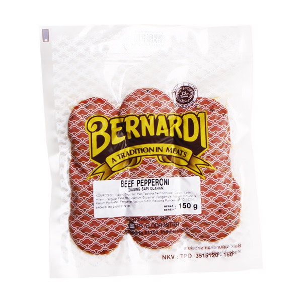 BERNARDI BEEF PEPPERONI 150G