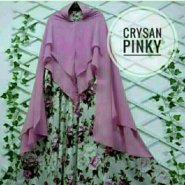 Gamis crysan pink