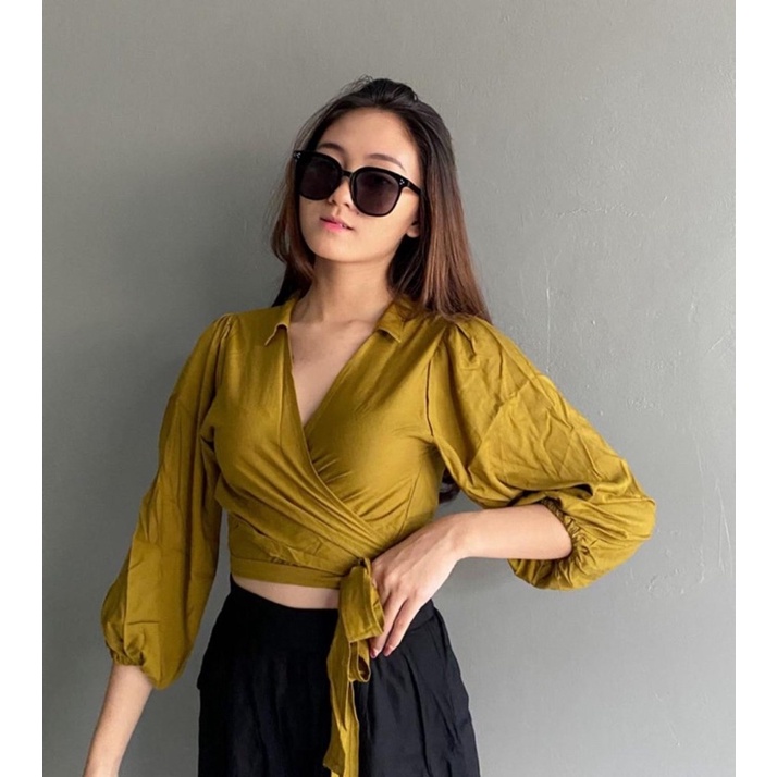 croptop kemeja