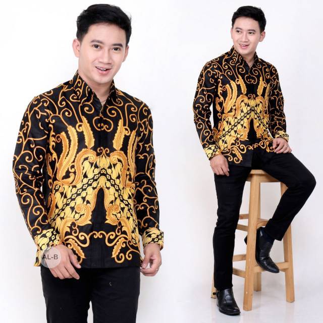 Batik kemeja panjang etnik