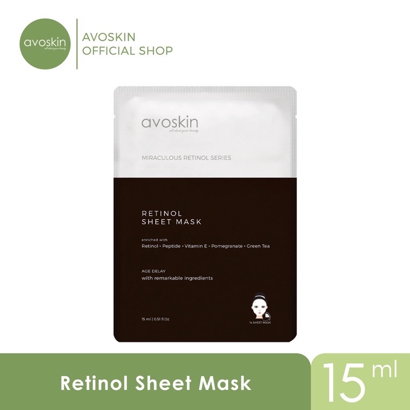 avoskin retinol sheet mask (original)