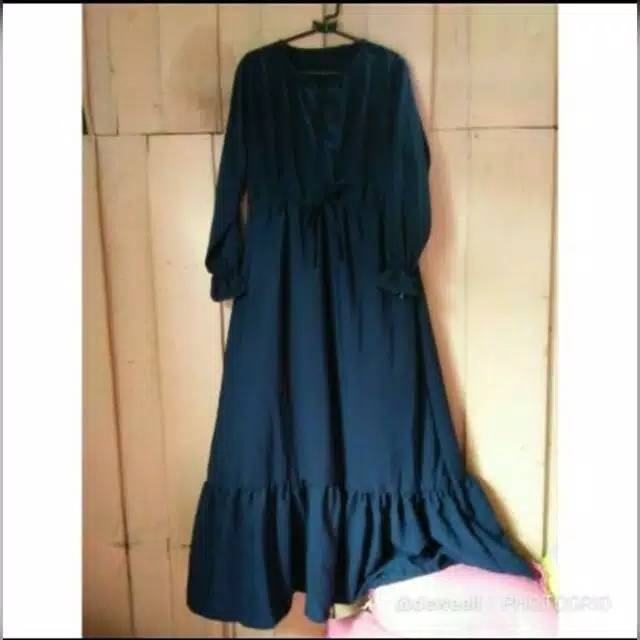 Gamis rain hitam