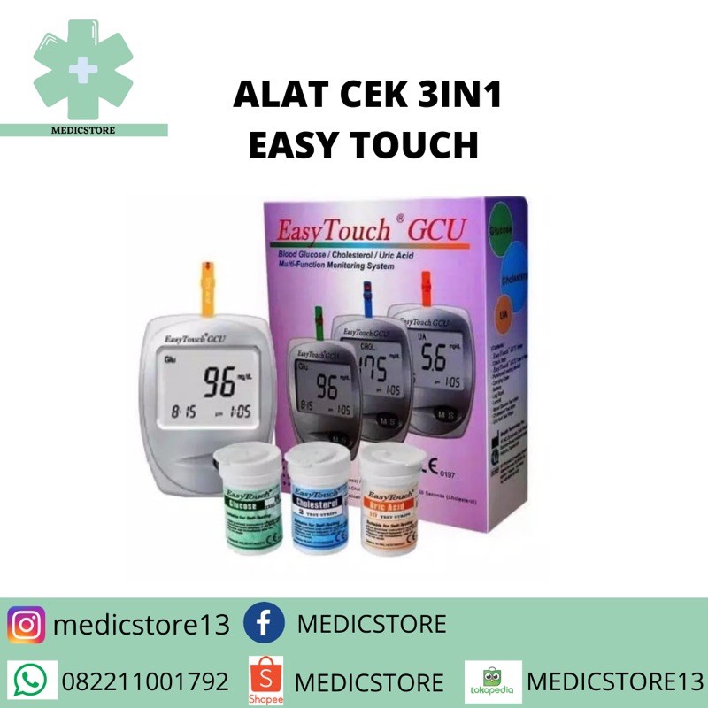 Alat Cek 3in1 Easy Touch