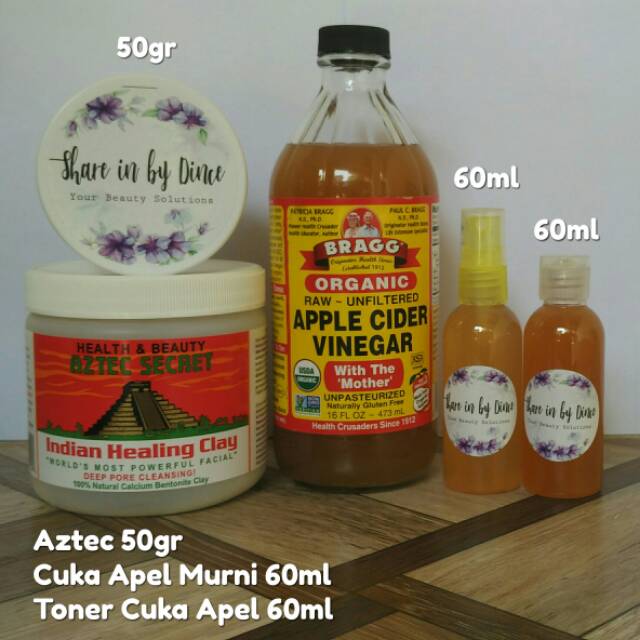 PAKET JERAWAT AZTEC + BRAGG CUKA APEL (large)