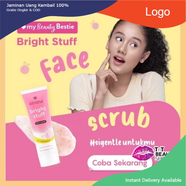 Emina Bright Stuff Face Scrub 50ml