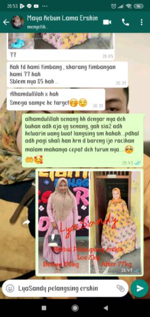herbal pelangsing ori