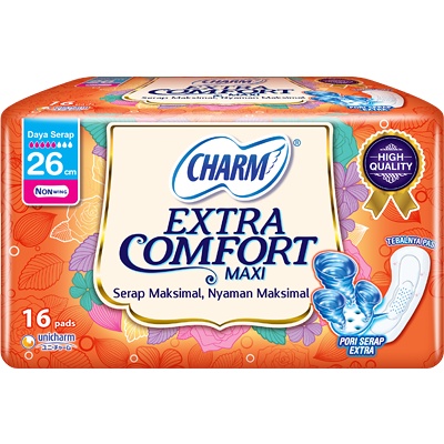 Charm Extra Comfort Maxi Non Wing 16P