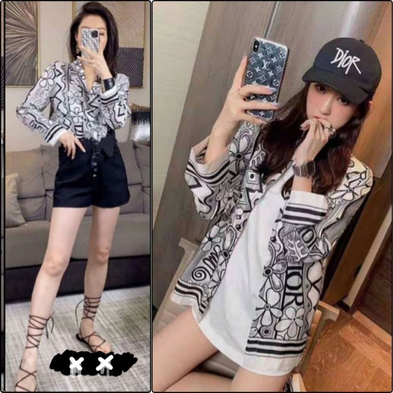 KEMEJA SATIN IMPORT