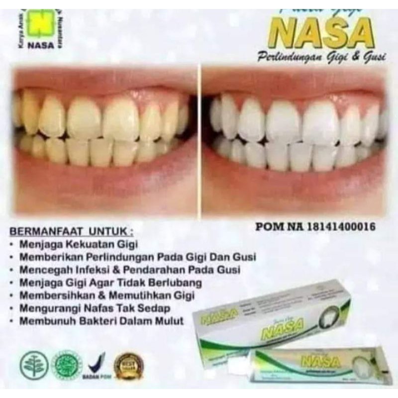 pasta gigi nasa