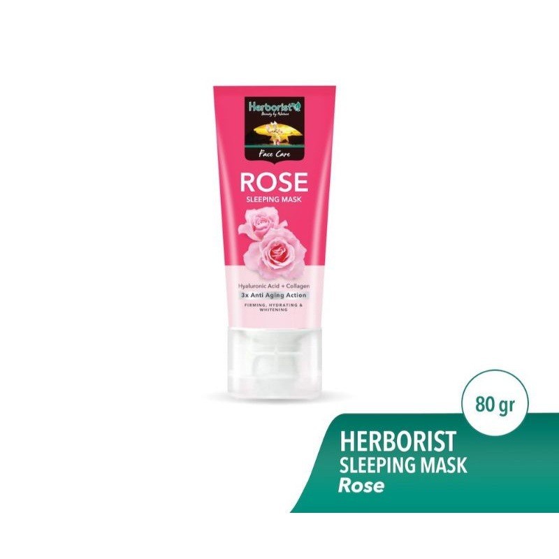 Herborist Sleeping Mask Rose 80Gr