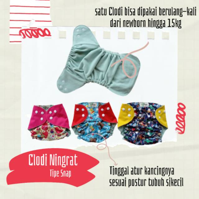 Promo clodi ningrat snap 3+1 (8insert)