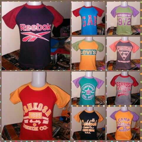 Kaos Raglan Anak murah