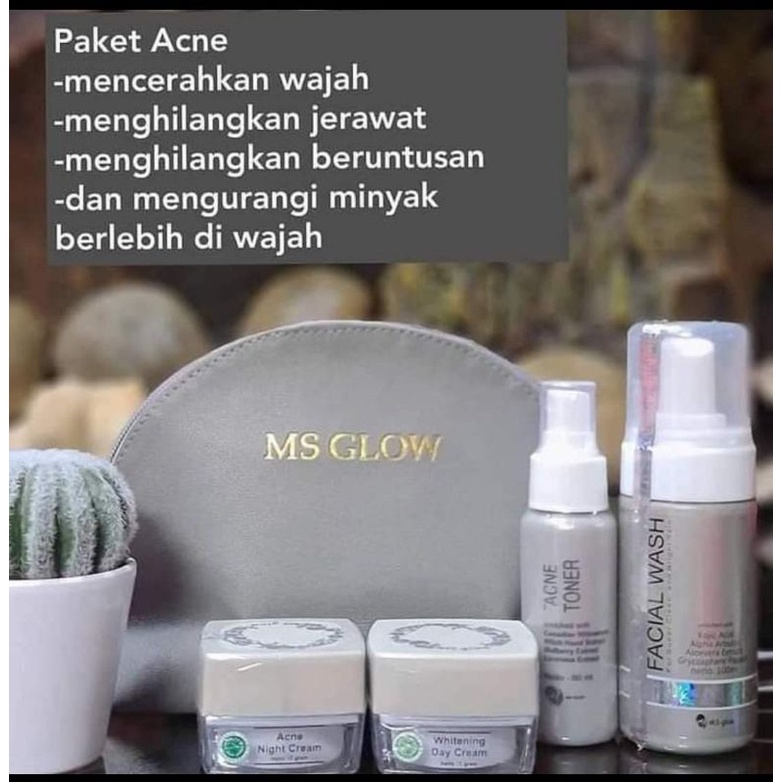 ms glow paket Acne