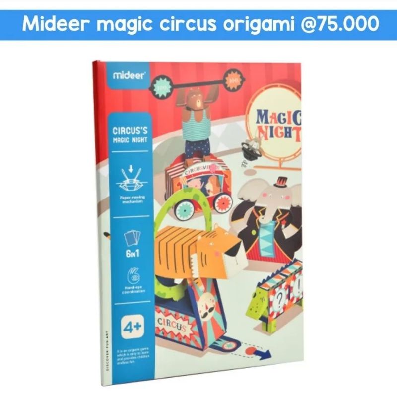 mideer origami circus magic night
