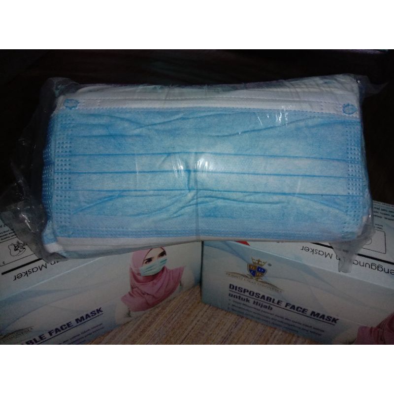 disposable face mask headloop (hijab)