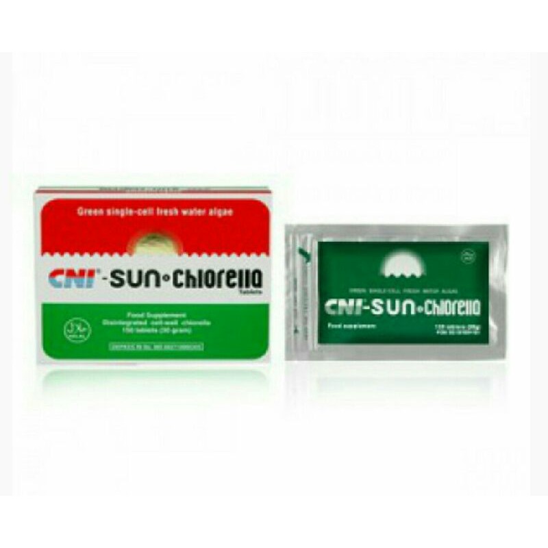 CNI SUN CHLORELLA 150 ( SUPLEMEN ) ORIGINAL