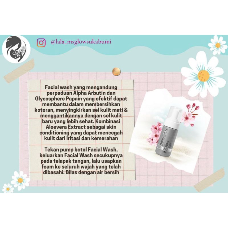 facial wash msglow