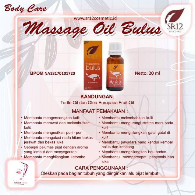 Massage oil bulus