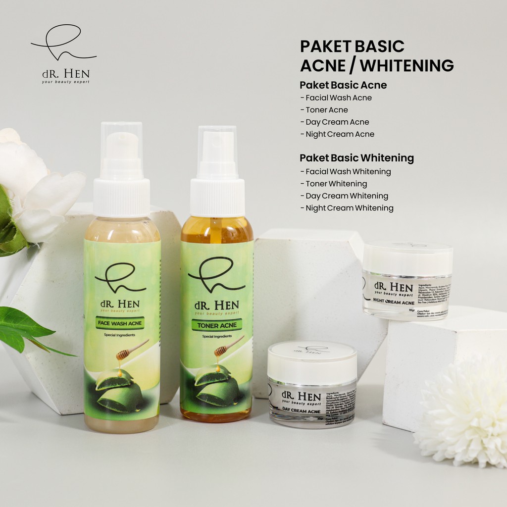 dR Hen - Paket Basic Acne/Whitening