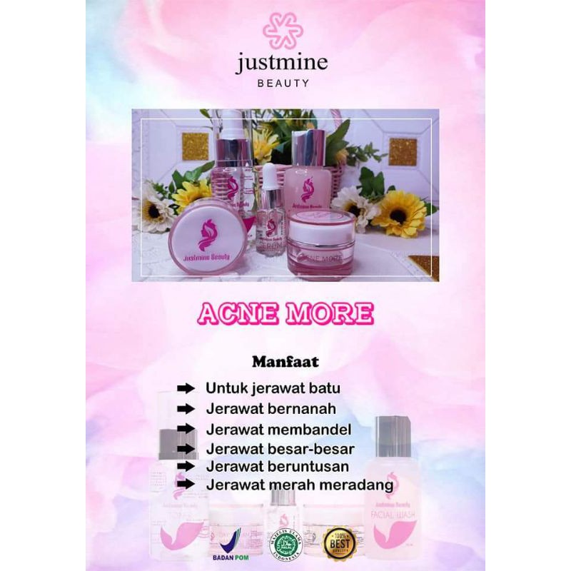 justmine acne more