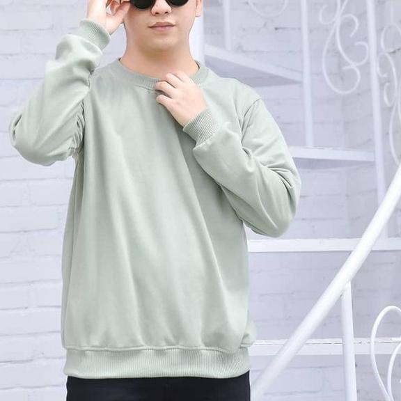 ✰ Basic Man Sweater - Jaket Basic Pria Kekinian ♧