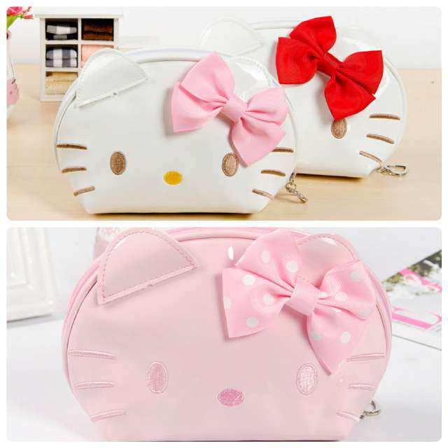 03526 tas kosmetik hellokitty make up pouch hellokitty