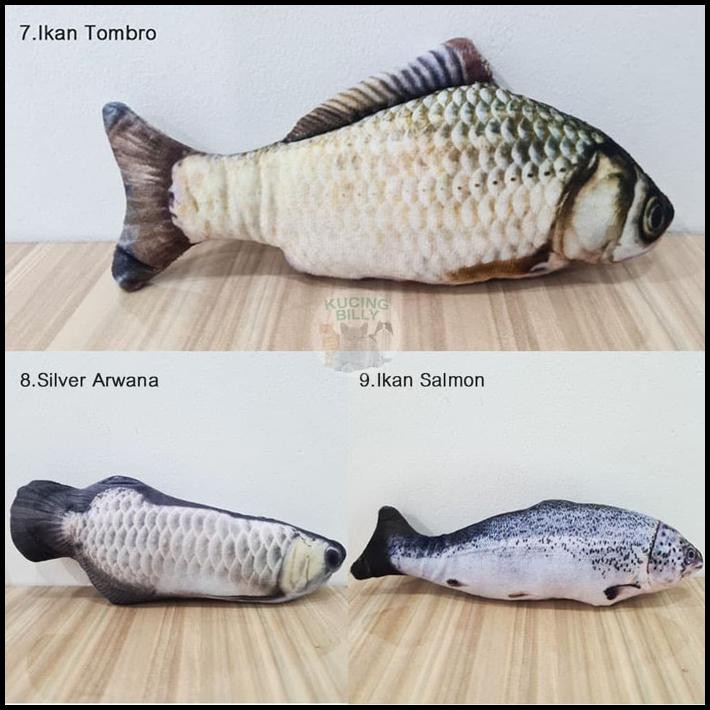 Mainan Kucing - Boneka Catnip Ikan