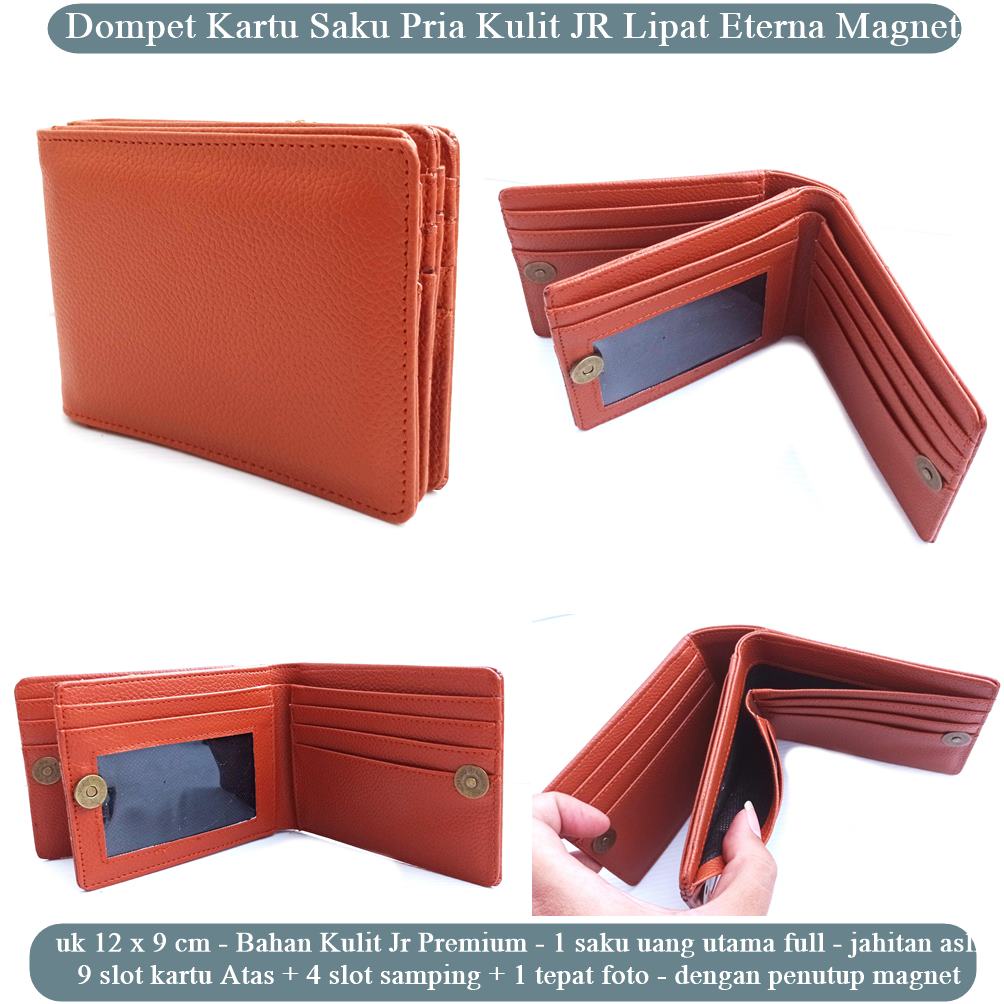 dompet pria pendek kulit Eterna BRown