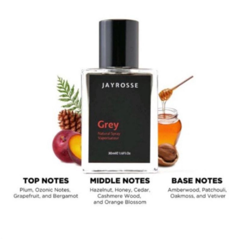 [TERPOPULER]PARPUME JAYROSSE GREY 30ml