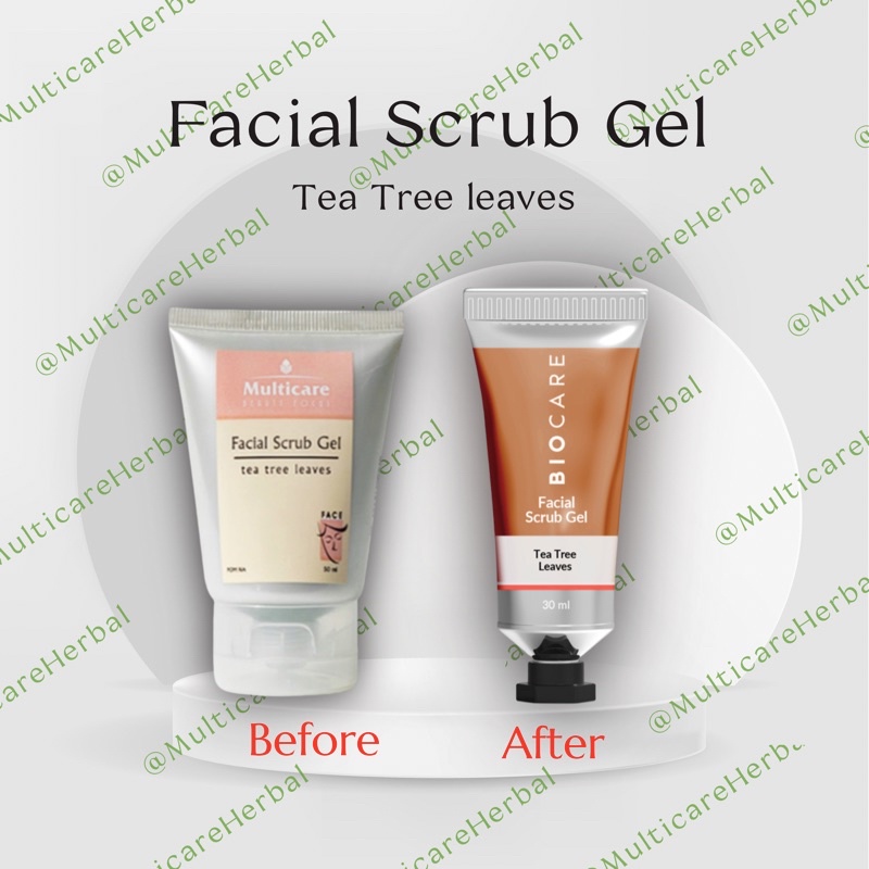 SCRUB WAJAH TEA TREE OIL MULTICARE