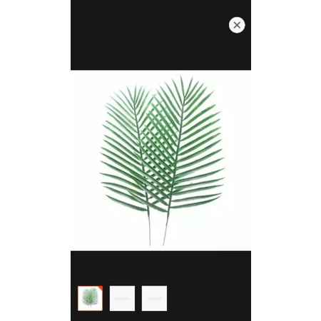 daun palem duri artifical