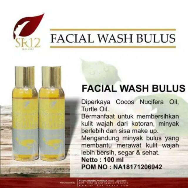 BISA COD facial wash bulus SR12