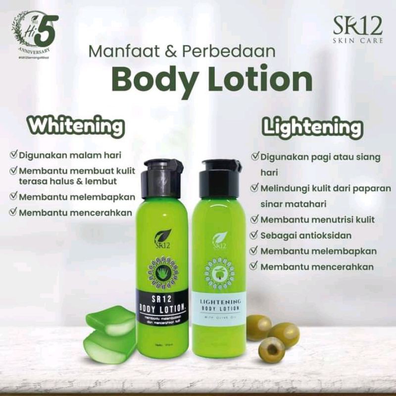 SR12 BODY LOTION