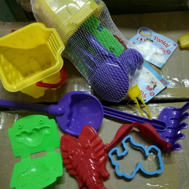 Mainan edukasi cetakan pasir mini