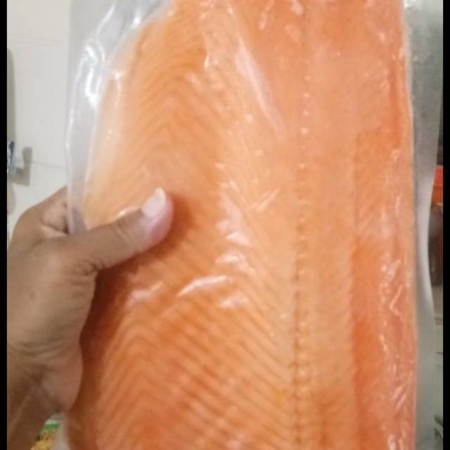 Salmon trout fillet