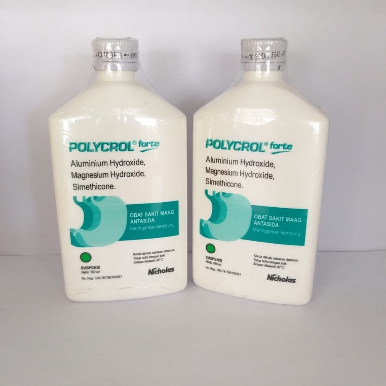 Polycrol Forte sirup dan tablet kunyah