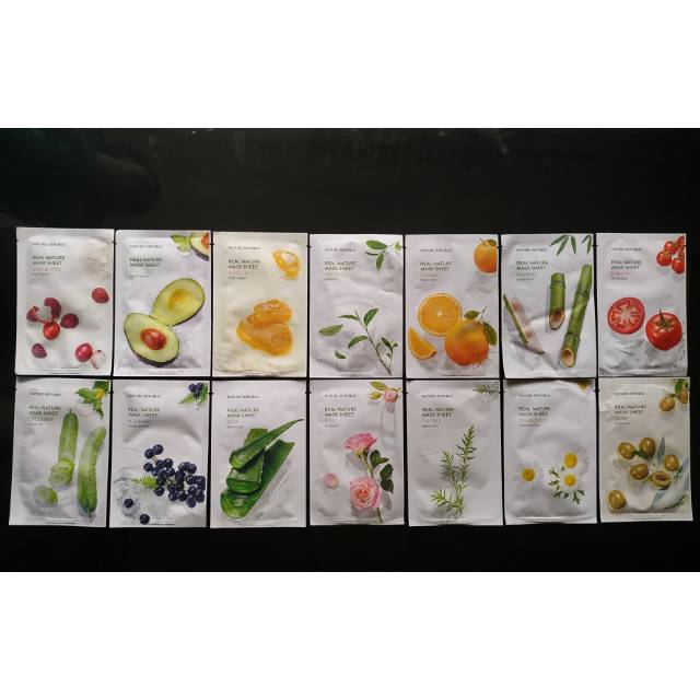 ｡^‿^｡ Nature Republic Real Sheet Mask