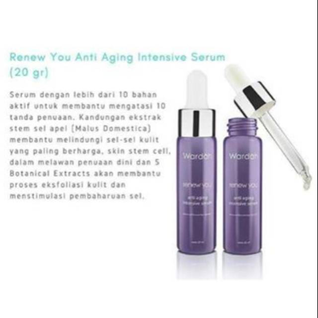 Wardah Renew You Intensive Serum