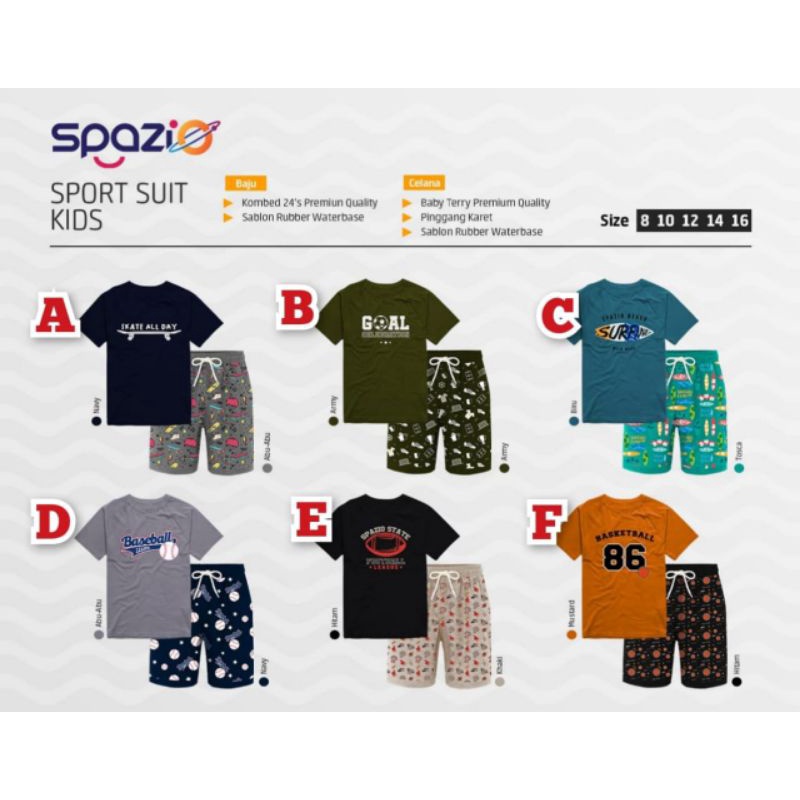 setelan anak spazio